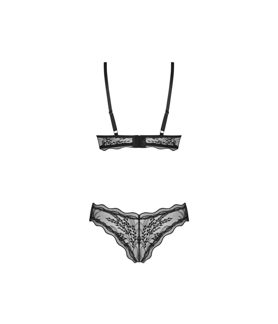 Perisia 2 pieces lingerie set - Black