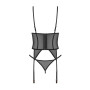 Euridia corset et string - Noirs