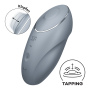 Tap and climax Satisfyer - Bleu/gris