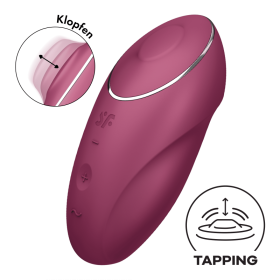 Tap and climax Satisfyer - Rose Tap and climax Satisfyer - Rose