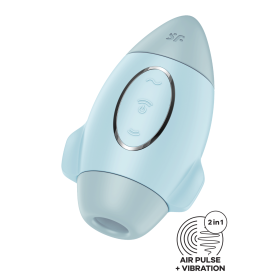 Stimulateur de clitoris violet vibration et air pulsé USB vert Mission control Satisfyer - CC597853 Stimulateur de clitoris violet vibration et air pulsé USB vert Mission control Satisfyer - CC597853