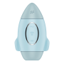 Stimulateur de clitoris violet vibration et air pulsé USB vert Mission control Satisfyer - CC597853
