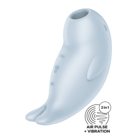 Stimulateur de clitoris vibration et air pulsé USB bleu Seal You Soon Satisfyer - CC597851 Stimulateur de clitoris vibration et air pulsé USB bleu Seal You Soon Satisfyer - CC597851