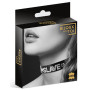 Collier en cuir noir SM avec Slave en strass - CC6050130010