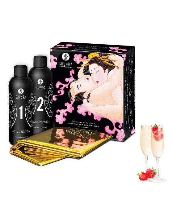 Gelée de massage oriental vin pétillant fraise - CC817700