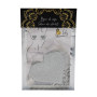 Paire de cache tétons adhésifs cœur pailleté blanc - NP-1049WHT