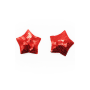 Paire de cache tétons adhésifs étoile pailletée sequin rouge - NP-2020