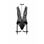 F297 Libido Body avec col, chaîne de perles et jarretière