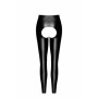 F304 Leggings Taboo wetlook avec entrejambe et fesses ouvertes