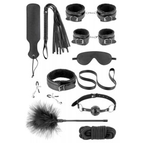 Coffret Bondage SM 10 pièces Fetish Tentation Coffret Bondage SM 10 pièces Fetish Tentation