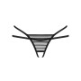 Lune Bellis string ouvert - Noir