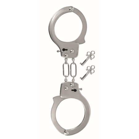 Menottes pour poignet en métal avec 2 clefs pour utilisateurs confirmés - CC570414008000
