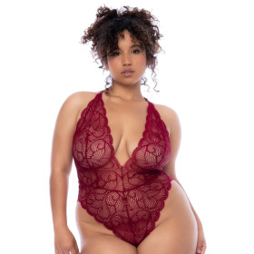 Body grande taille couleur framboise - MAL8875XROSW Body grande taille couleur framboise - MAL8875XROSW