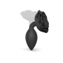 Plug Open Roses L - Black Onyx