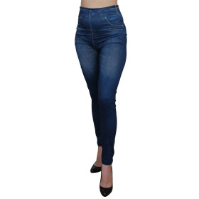 Legging bleu style jean neuf - FD1012 Legging bleu style jean neuf - FD1012