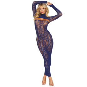 Ensemble 2 pièces top manches longues et robe bleu marine - DG0525ECL Ensemble 2 pièces top manches longues et robe bleu marine - DG0525ECL