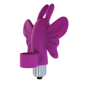 Doigt chinois vibrant papillon violet - VB051 Doigt chinois vibrant papillon violet - VB051