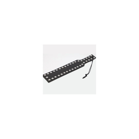 Paddle en Cuir Clous Noir