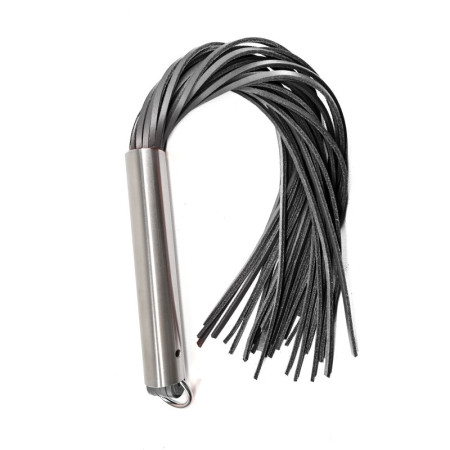 Martinet homme manche métal lanières en cuir RIGIDE