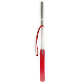 Cravache Métal Courte mèche Longue Rouge Cravache Métal Courte mèche Longue Rouge