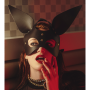Masque Oreilles Lapin Noir  Gold