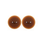 Paire de cache-tétons piercing barre faux diamant peau foncée - XP001F