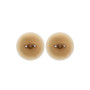 Paire de cache-tétons piercing barre faux diamant peau claire - XP001C
