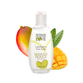 Lubrifiant à base d'eau 100% naturel Mangue Douce 90 ml - SEZ079