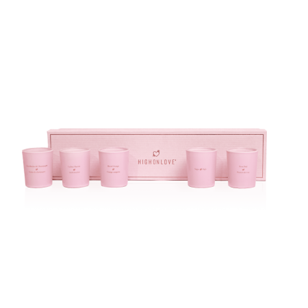 Collection de minis bougies pour massage