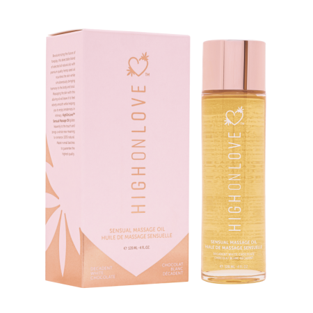 Huile de massage luxueuse Chocolat blanc décadent - 120 ml