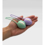 Smartball uno - Boule de Geisha - Blanc et lilas