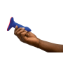 Limba Flex S - Dildo pliable - Bleu électrique