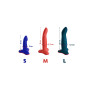 Limba Flex S - Dildo pliable - Bleu électrique