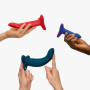 Limba Flex S - Dildo pliable - Bleu électrique