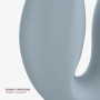 Share Vibe Pro - Vibromasseur Double - Gris cool