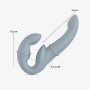 Share Vibe Pro - Vibromasseur Double - Gris cool