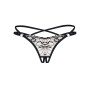 Vila blanes string ouvert - Noir