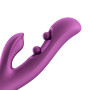 Gem vibromasseur rabbit avec capteurs de pression et application Violet