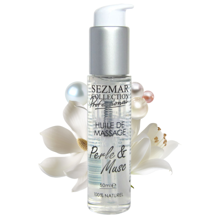 Huile de massage professionnelle Perle  Musc 100% naturelle 50 ml - SEZ101