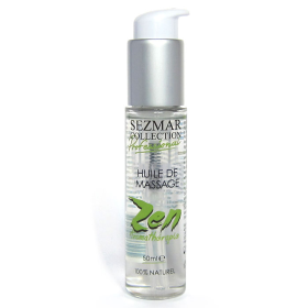 Huile de massage professionnelle ZEN 100% naturelle 50 ml - SEZ099 Huile de massage professionnelle ZEN 100% naturelle 50 ml - SEZ099
