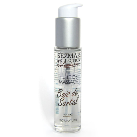 Huile de massage professionnelle Bois de Santal 100% naturelle 50 ml - SEZ092 Huile de massage professionnelle Bois de Santal 100% naturelle 50 ml - SEZ092