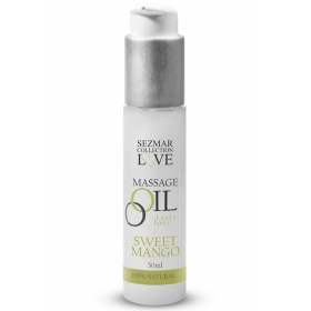 Huile de massage comestible mangue 50ml - SEZ064 Huile de massage comestible mangue 50ml - SEZ064