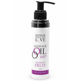 Huile de massage comestible Fruit de la passion 100ml - SEZ052A Huile de massage comestible Fruit de la passion 100ml - SEZ052A