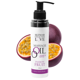 Huile de massage comestible Fruit de la passion 100ml - SEZ052A