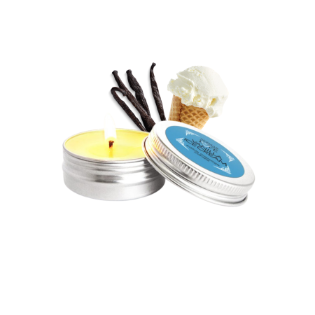 Mini Bougie de massage glace vanille 30ml - SEZ070
