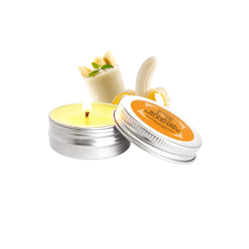 Mini Bougie de massage milshake banane 30ml - SEZ073