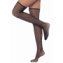 Bas résille noire avec strass - MAL1124BKRH