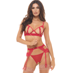 Ensemble 3 pièces rouge - REN53050-TRED Ensemble 3 pièces rouge - REN53050-TRED