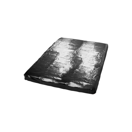 Drap de lit en vinyle noir 200 x 230 cm  - R250465