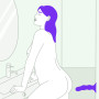 Bouncer - Dildo - Vert d'eau